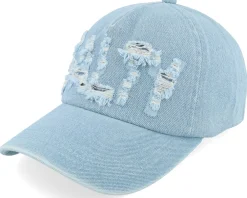 Dad Cap-Upfront Salty Semi Soft A-shape Denim Dad Cap -