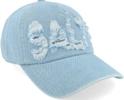 Dad Cap-Upfront Salty Semi Soft A-shape Denim Dad Cap -