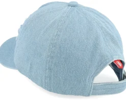 Dad Cap-Upfront Salty Semi Soft A-shape Denim Dad Cap -