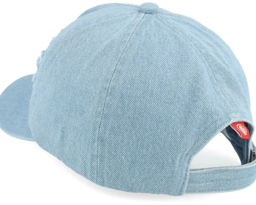 Dad Cap-Upfront Salty Semi Soft A-shape Denim Dad Cap -