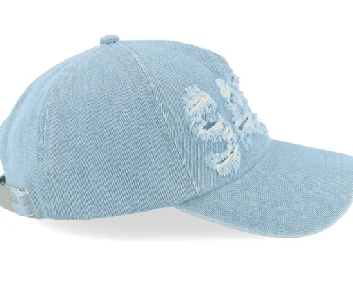 Dad Cap-Upfront Salty Semi Soft A-shape Denim Dad Cap -
