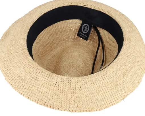 Straw Hat-CTH Ericson Sam Raffia Trilby Natural Straw Hat -