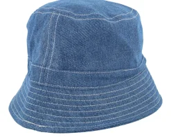 Buckets-Samsøe Samsøe Samory Hat Blue Denim Bucket -