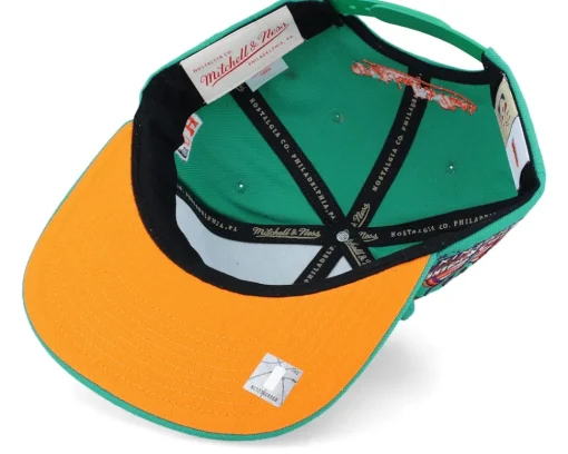 Snapback-Mitchell & Ness San Antonio Spurs Desert Green Teal Snapback -