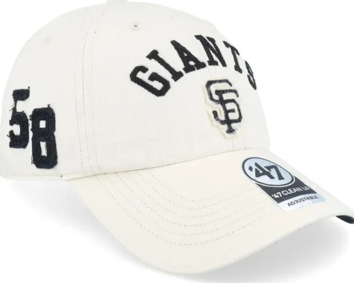 Sale 47 Brand San Francisco Giants Clubhouse Faber Clean Up Sandstorm Dad Cap - Beige