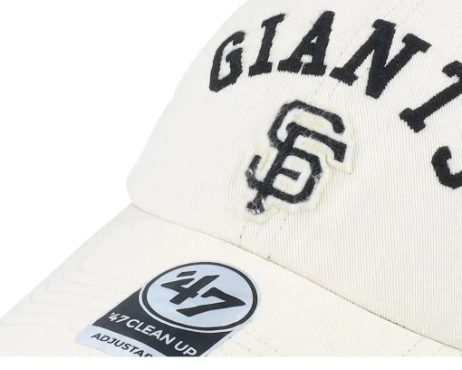 Sale 47 Brand San Francisco Giants Clubhouse Faber Clean Up Sandstorm Dad Cap - Beige