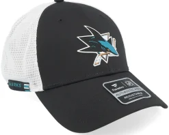 Trucker-Fanatics San Jose Sharks Authentic Pro Rink Black/White Trucker -