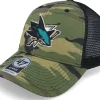 Trucker-47 Brand San Jose Sharks 47 Mvp Camo/Black Trucker -