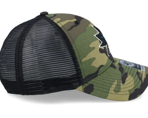 Trucker-47 Brand San Jose Sharks 47 Mvp Camo/Black Trucker -