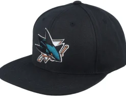 Snapback-American Needle San Jose Sharks 400 Series Black Snapback -