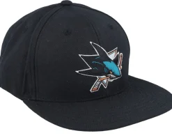 Snapback-American Needle San Jose Sharks 400 Series Black Snapback -