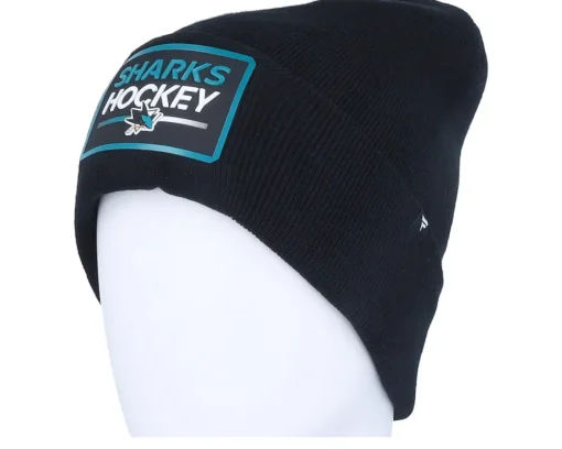 Online Fanatics San Jose Sharks Authentic Pro Prime Beanie Cuff - Black