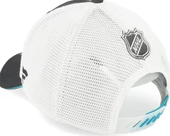 Trucker-Fanatics San Jose Sharks Authentic Pro Draft Podium /White Trucker - Black