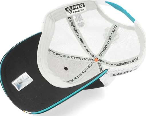 Trucker-Fanatics San Jose Sharks Authentic Pro Draft Podium /White Trucker - Black