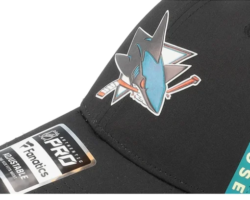 Trucker-Fanatics San Jose Sharks Authentic Pro Draft Podium /White Trucker - Black