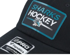 Sale Fanatics San Jose Sharks Authentic Pro Prime Graphic /Aviator Blue Adjustable - Black