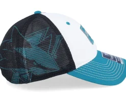 Dad Cap-Fanatics San Jose Sharks Block Party Dad Cap Active Blue/White Trucker -