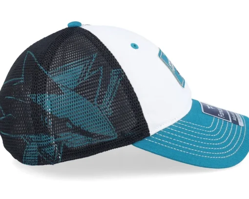 Dad Cap-Fanatics San Jose Sharks Block Party Dad Cap Active Blue/White Trucker -