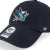 Dad Cap-47 Brand San Jose Sharks Clean Up Black Dad Cap -