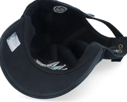 Dad Cap-47 Brand San Jose Sharks Clean Up Black Dad Cap -