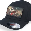 Flexfit-Ho-Ho-Hats Santa Claus All In X-mas Party Black Flexfit -