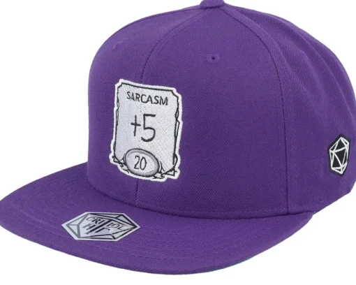 Snapback-Critiql Hit Sarcasm Ability Purple Snapback -