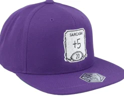 Snapback-Critiql Hit Sarcasm Ability Purple Snapback -