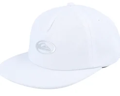 Sale Quiksilver Saturn Cap White Snapback -