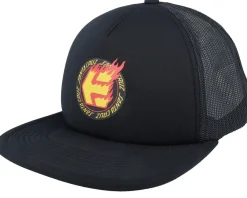 Clearance Etnies Sc Flame Black Trucker -