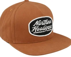 Clearance Northern Hooligans Scandinavian Outdoors Cap Brown Snapback -