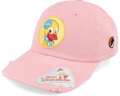 Dad Cap-Unser Sandmännchen Schnatterinchen round Patch Pink Destroyed Dad Cap -