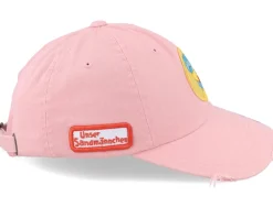 Dad Cap-Unser Sandmännchen Schnatterinchen round Patch Pink Destroyed Dad Cap -