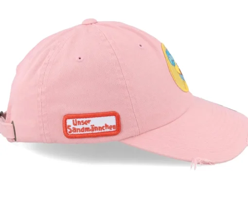 Dad Cap-Unser Sandmännchen Schnatterinchen round Patch Pink Destroyed Dad Cap -
