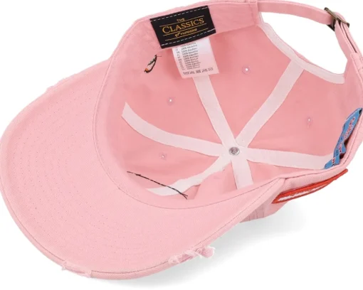 Dad Cap-Unser Sandmännchen Schnatterinchen round Patch Pink Destroyed Dad Cap -