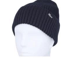 Fashion Jack Wolfskin Schwansee Beanie Dark Navy Cuff -