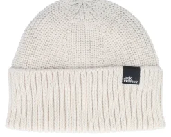 Cuff Beanies-Jack Wolfskin Schwansee Beanie Panna Cotta White Cuff -
