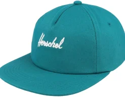 Clearance Herschel Scout Embroidery Harbour Blue/Blanc De Blanc Snapback -