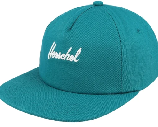 Clearance Herschel Scout Embroidery Harbour Blue/Blanc De Blanc Snapback -