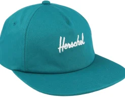 Clearance Herschel Scout Embroidery Harbour Blue/Blanc De Blanc Snapback -