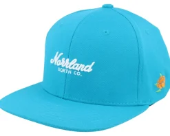 Best SQRTN Script Cap Tropical Blue Snapback -