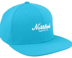 Best SQRTN Script Cap Tropical Blue Snapback -