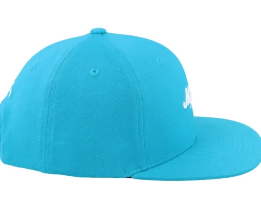 Best SQRTN Script Cap Tropical Blue Snapback -
