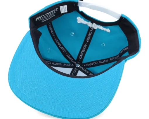 Best SQRTN Script Cap Tropical Blue Snapback -