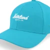 Sale SQRTN Script Hooked Cap Tropical Blue Adjustable -