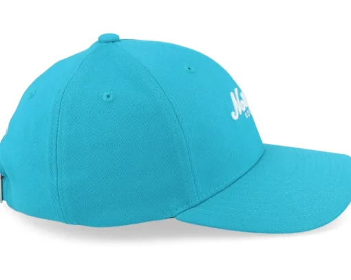 Sale SQRTN Script Hooked Cap Tropical Blue Adjustable -