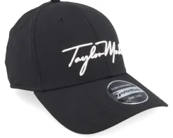 Golf-Taylor Made Script Seeker Hat Black Adjustable -