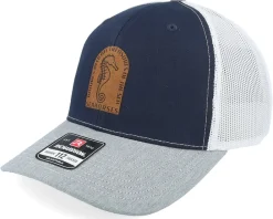 Trucker-Iconic Sea Horse 112 Tri Navy/White/Heather Grey Trucker -
