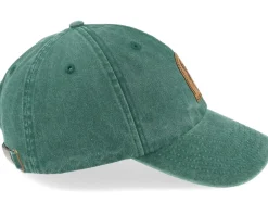 Dad Cap-Iconic Sea Horse Vintage Washed Bottle Green Dad Cap -