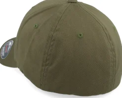 Flexfit-Iconic Sea Horse Wooly Combed Olive Flexfit - Green