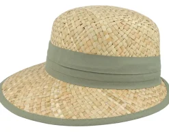 Sale Seeberger 100% Seagras Cap Natural/Khaki Cloche -